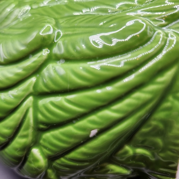 URBAN TRENDS GREEN CERAMIC OWL VASE - Picture 5 of 5